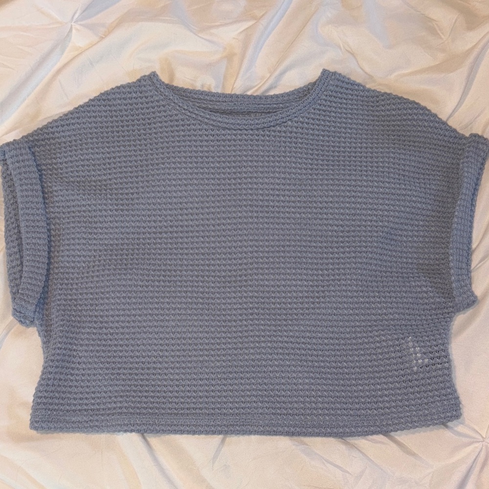 Rue21 Blue Short Sleeve Knit Top